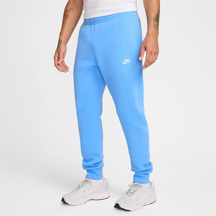Nike Men' Blue Sportswear Club Fleece Jogging Pants in Size S, Sports Direct