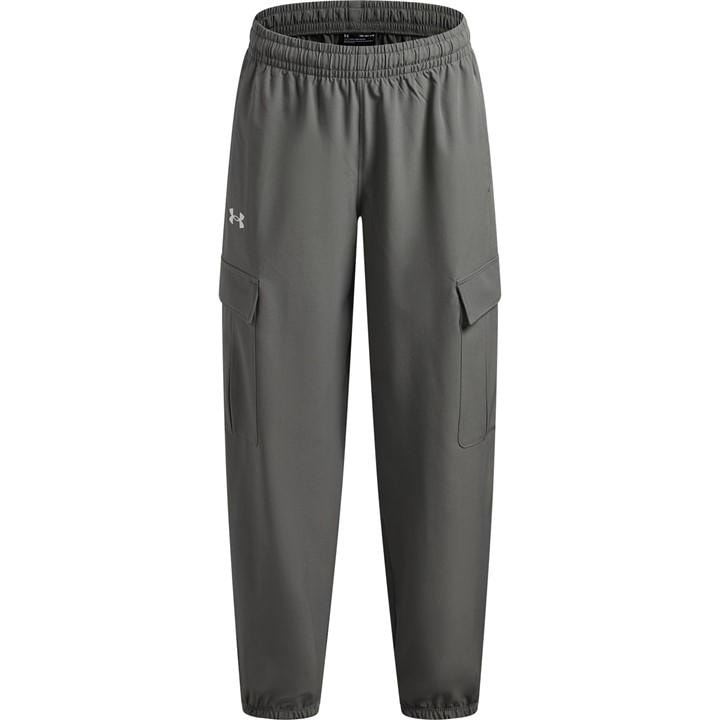 Under Armour Girls Grey Ua Rival Woven Cargo Pants in Size 13 - 14 Years, Sports Direct