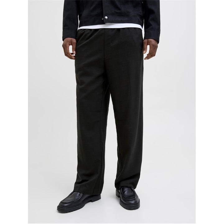 Jack And Jones Men's Black Bill Open Hem Fleece Joggers in Size 2XL, Sports Direct