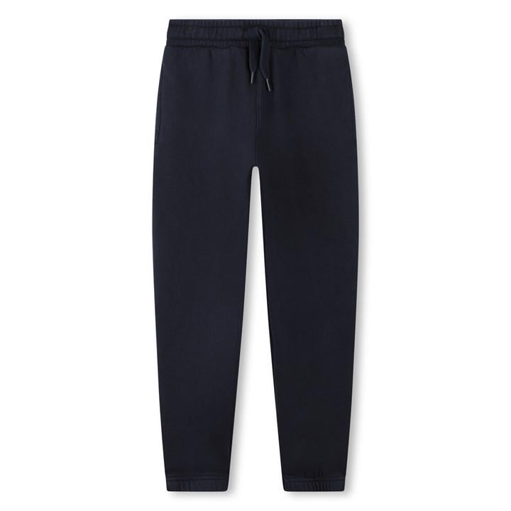 Timberland Boys Blue Kids' Logo Closed Cuff Fleece Joggers, Sports Direct