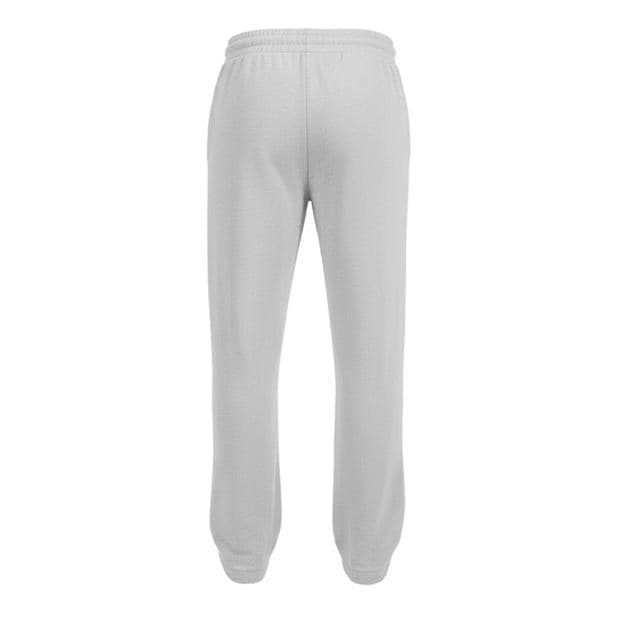 Lt Grey Marl - Brave Soul - Men's Straight Leg Open Hem Fleece Jogging Bottoms