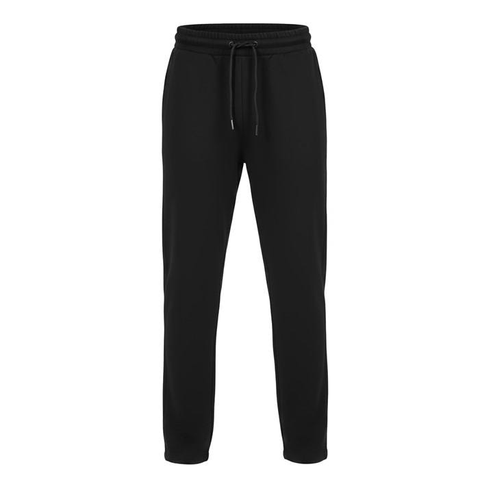 Brave Soul Men' Black Bs Straight Leg Open Hem Jogging Bottoms in Size S, Sports Direct