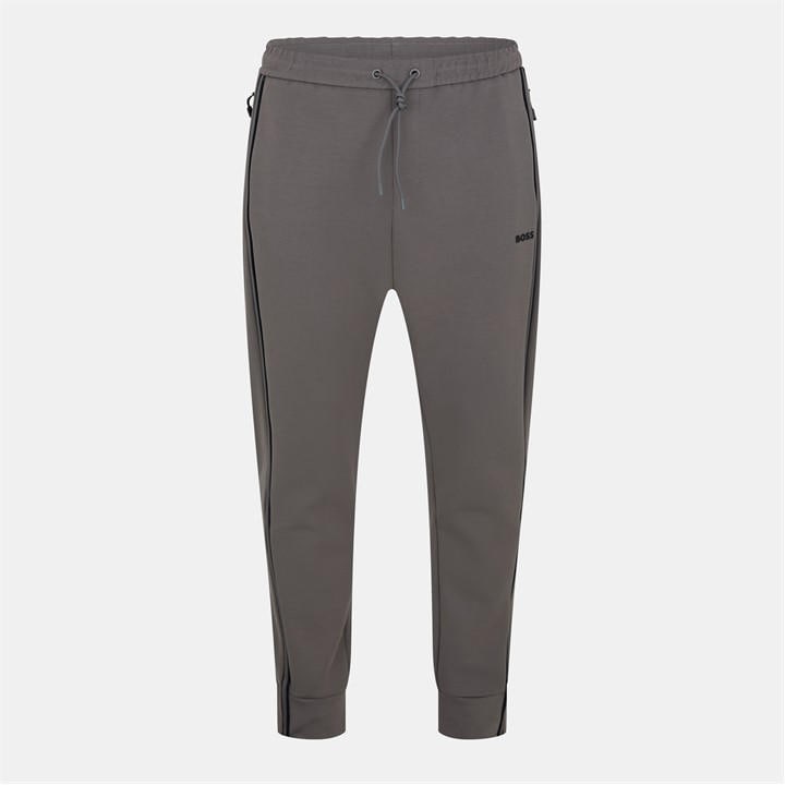 Boss Men's Grey Hbg Hadiko Jogging Bottoms, Elasticated Waistband in Size 2XL, Sports Direct