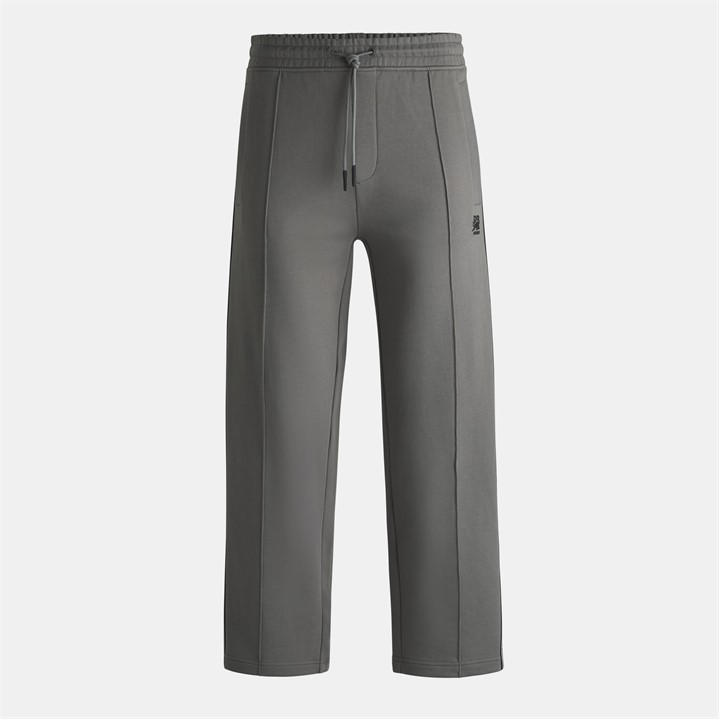 Hugo Men' Grey Logo Tape Tracksuit Bottoms in Size S, Sports Direct