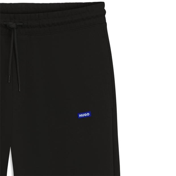 Black 001 - Hugo - Mens HUGO Bodywear Cotton-terry Tracksuit Bottoms