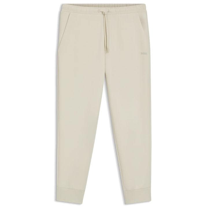 Boss Men's White Hadiko Joggers With Drawstring Waistband in Size XL, Sports Direct