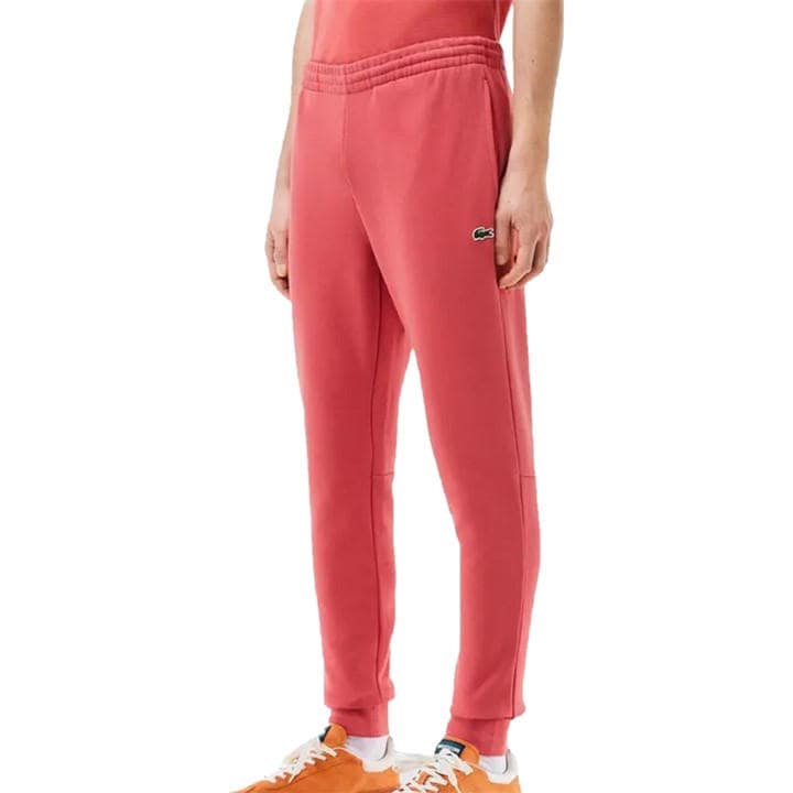 Lacoste Men's Red Fleece Tracksuit Bottoms in Size XS, Sports Direct