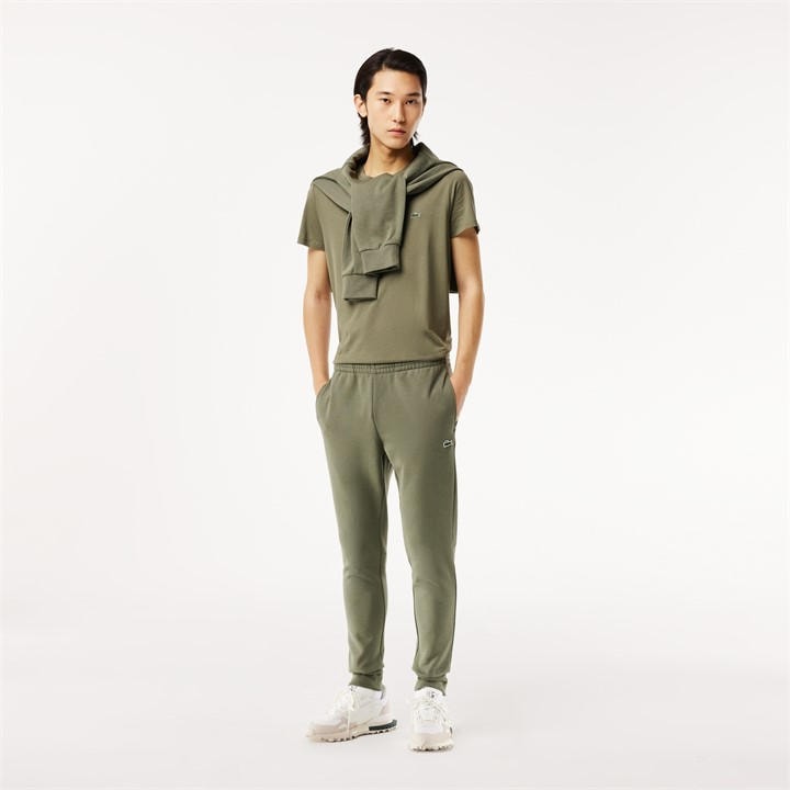 Lacoste Men's Green Fleece Tracksuit Bottoms in Size XS, Sports Direct