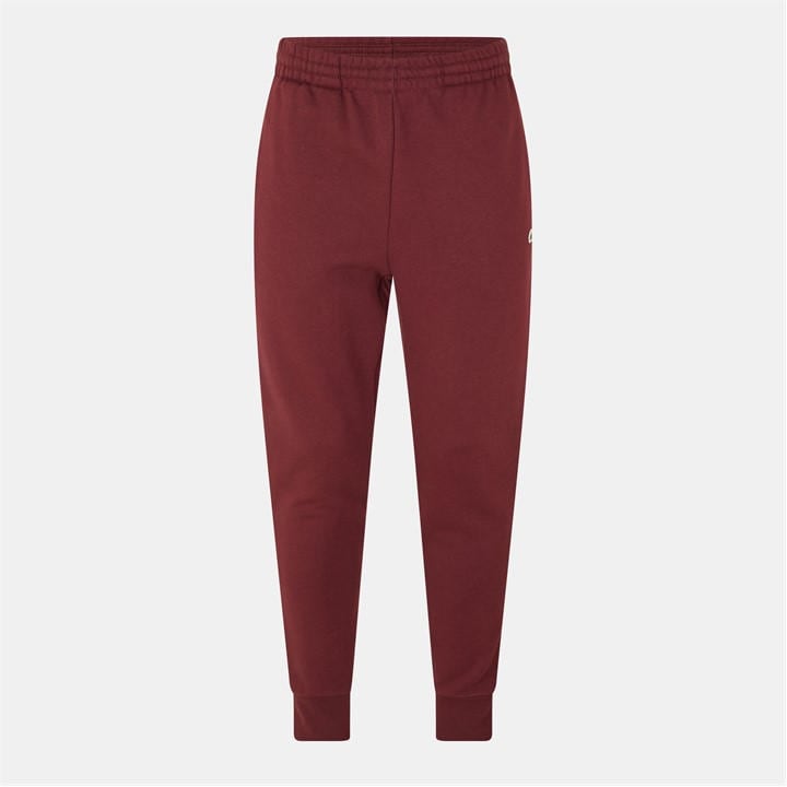 Lacoste Men's Red Fleece Tracksuit Bottoms in Size XS, Sports Direct