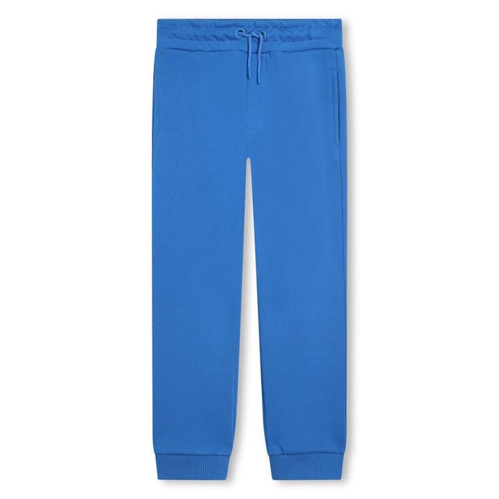 Kenzo  Kids Blue ' Logo Closed Cuff Fleece Joggers in Size 14 - 16 Years, Sports Direct