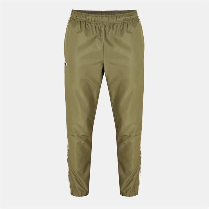 Lacoste Men's Green Tapered Closed Cuff Fleece Joggers in Size XS, Sports Direct