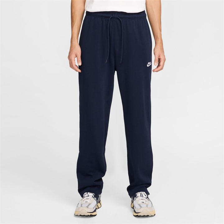 Nike Men's Blue Sportswear Club Knit Open-Hem Pants in Size XS, Sports Direct