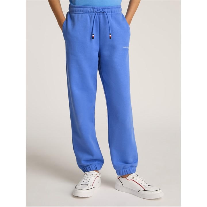 Tommy Hilfiger  Kids Blue Kids' Mini Corp Logo Fleece Joggers in Size 14 - 16 Years, Sports Direct