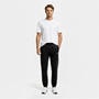 Black - Slazenger - Cuffed Fleece Jogging Bottoms Mens