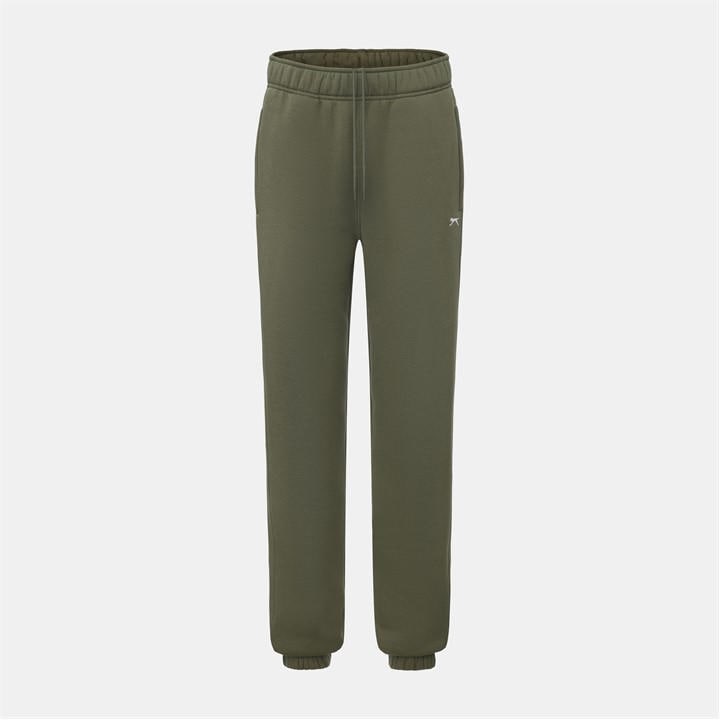 Slazenger Men's Green Cuffed Fleece Jogging Bottoms in Size M, Sports Direct