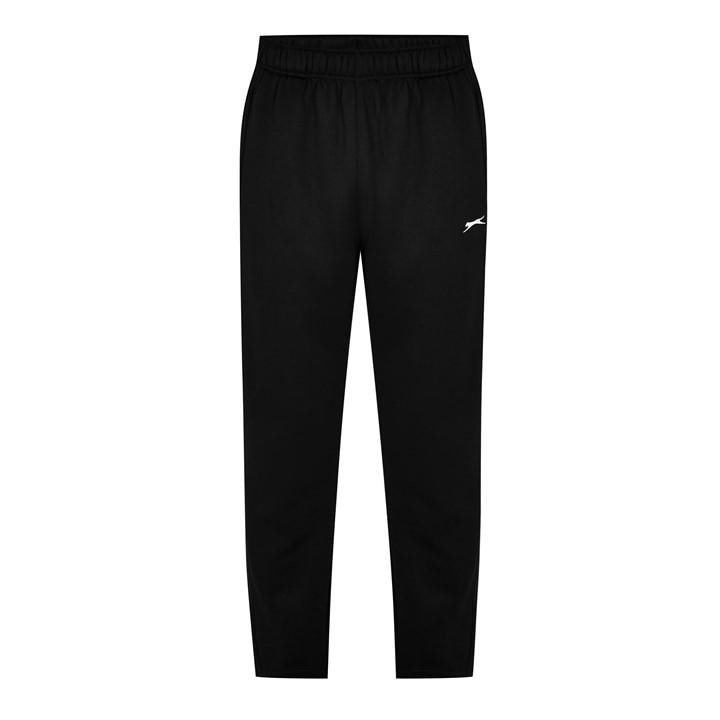 Slazenger Men's Black Open Hem Fleece Pants in Size 5XL, Sports Direct