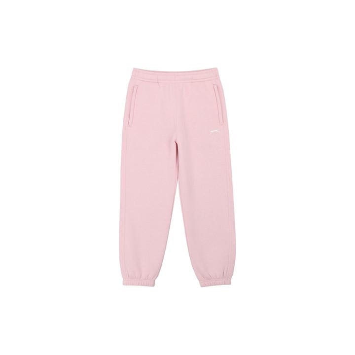 Slazenger Boys Pink Closed Hem Fleece Pants  in Size 13 Years, Sports Direct