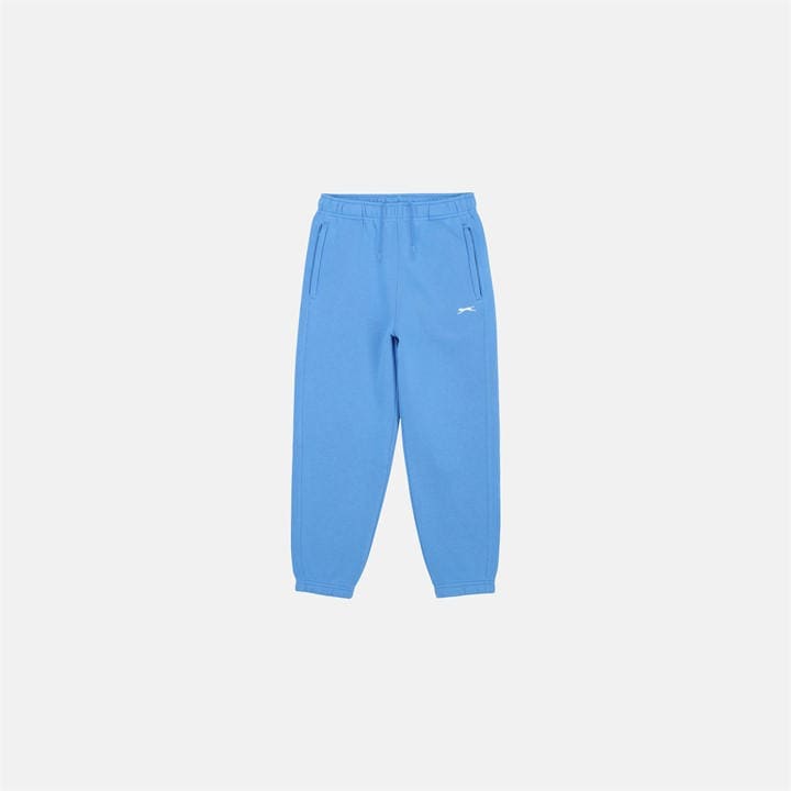 Slazenger Boys Blue Closed Hem Fleece Pants  in Size 13 Years, Sports Direct