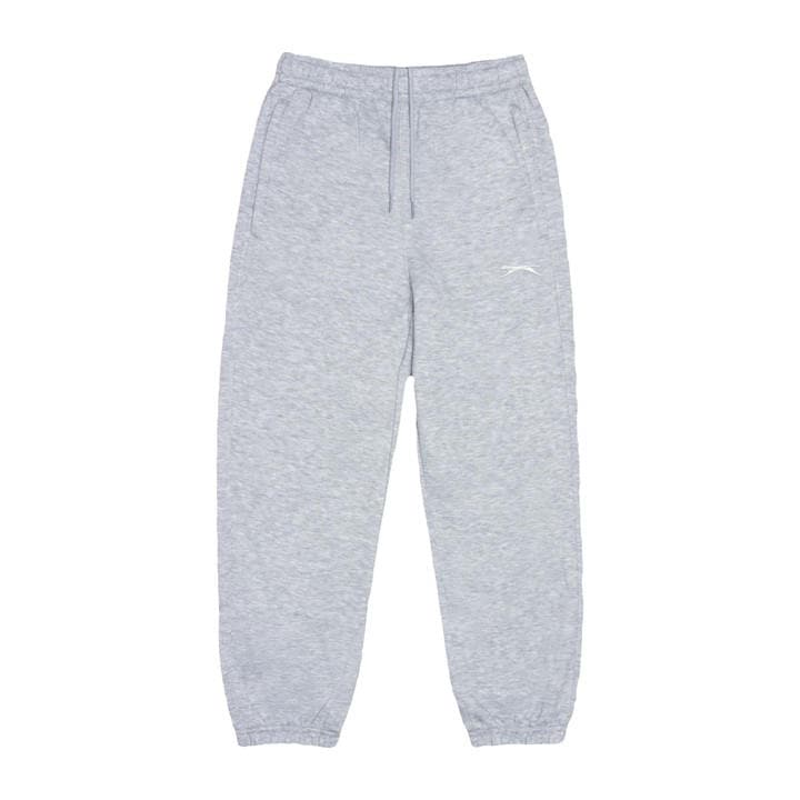 Slazenger Boys Grey Closed Hem Fleece Pants  in Size 11 - 12 Years, Sports Direct