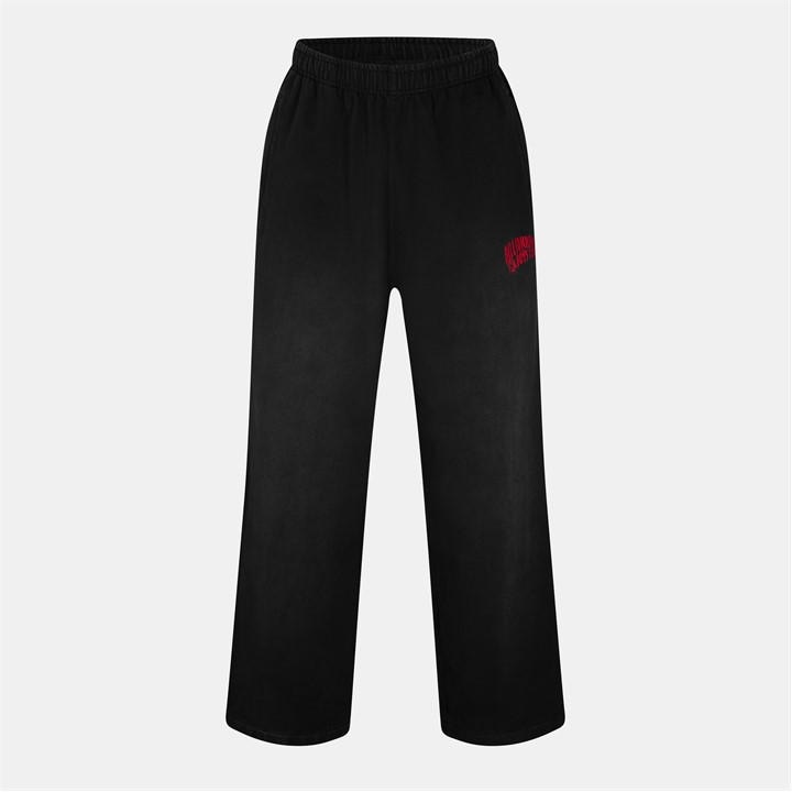Billionaire Boys Club Men's Black Small Arch Logo Cuffed Fleece Joggers in Size XL, Sports Direct