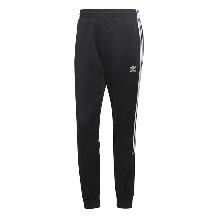 Adidas Originals Men's Black Cutline Closed Hem Fleece Joggers in Size XS, Sports Direct