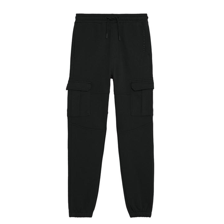 Lyle And Scott Boys Black Kids' Closed Hem Fleece Joggers, Sports Direct