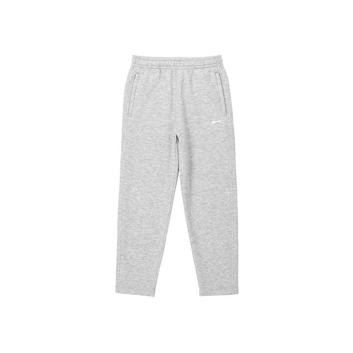 Slazenger Boys Grey Open Hem Fleece Pants  in Size 13 Years, Sports Direct