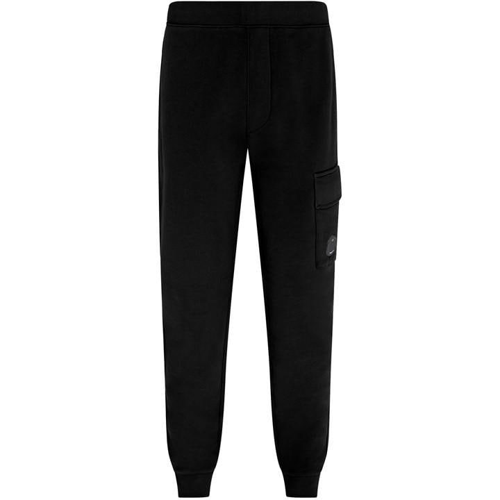 Cp Company Men's Black Lens Pocket Joggers in Size 2XL, Sports Direct