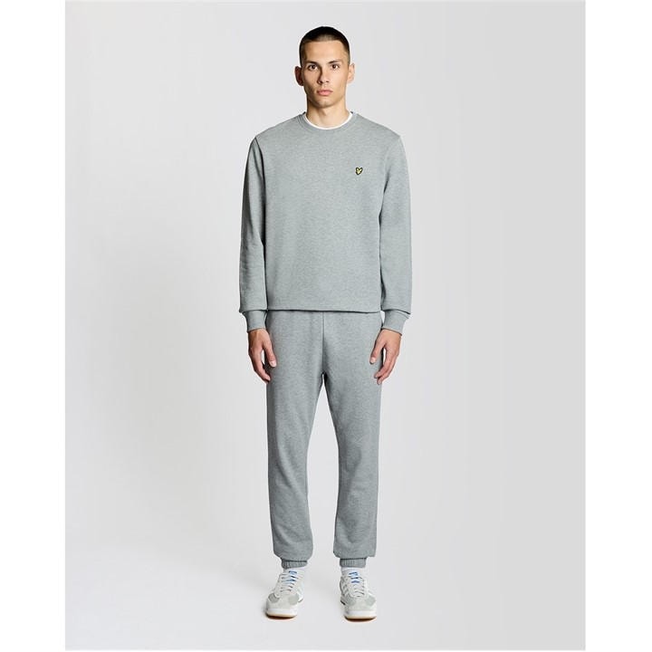 Lyle And Scott Men's Grey Lyle & Scott Cotton Slim Sweatpant in Size L, Sports Direct