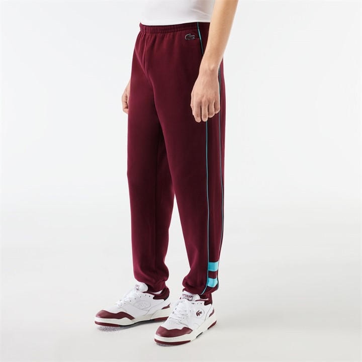 Lacoste Men's  Embroidered Closed Hem Fleece Joggers in Size XS, Sports Direct