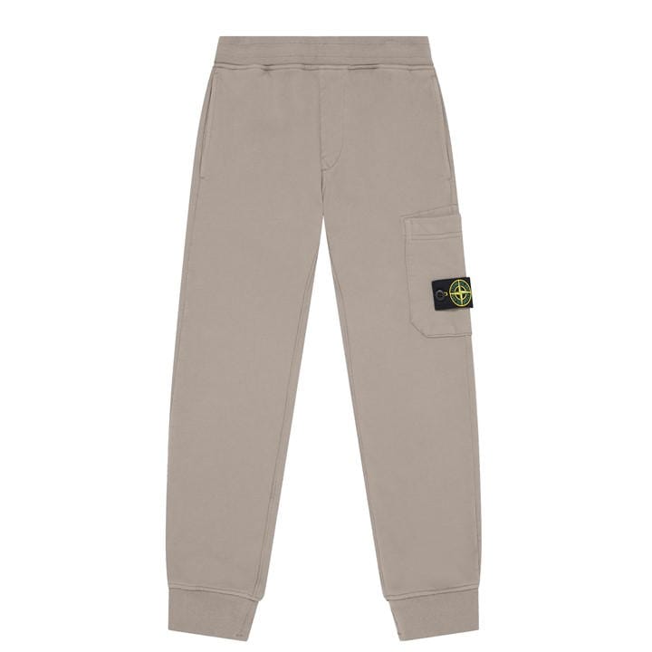 Stone Island Boys Grey  Fleece Joggers in Size 5 - 6 Years, Sports Direct