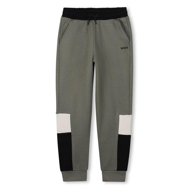 Boss Boys Black Kids' Jog Ch Closed Hem Fleece Joggers in Size 14 - 16 Years, Sports Direct