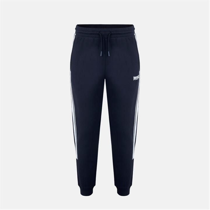Lonsdale Men's Black Closed Hem Fleece Joggers in Size XL, Sports Direct