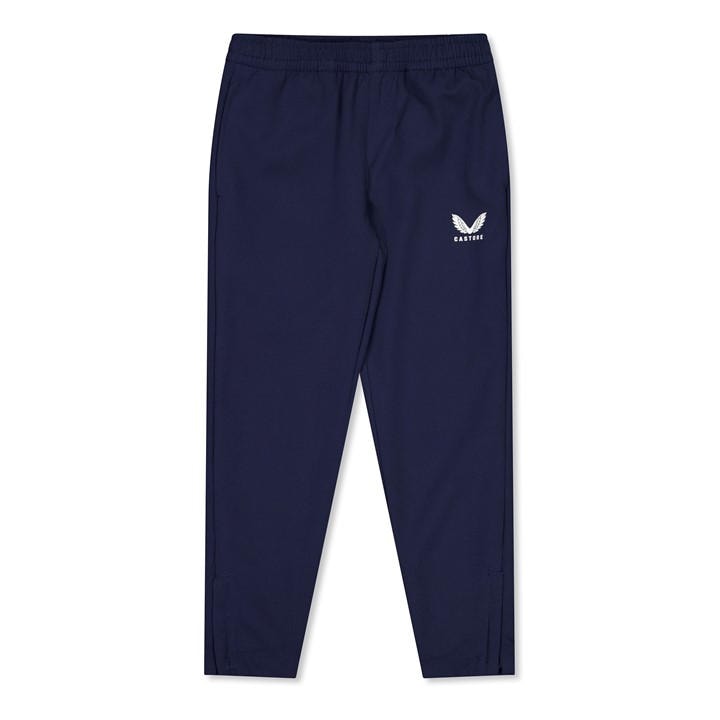 Castore  Kids Blue ' Closed Hem Fleece Jogging Bottoms in Size 7 - 8 Years, Sports Direct