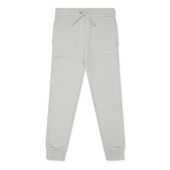 Lyle And Scott Boys Grey Kids' Script Closed Hem Fleece Joggers, Sports Direct