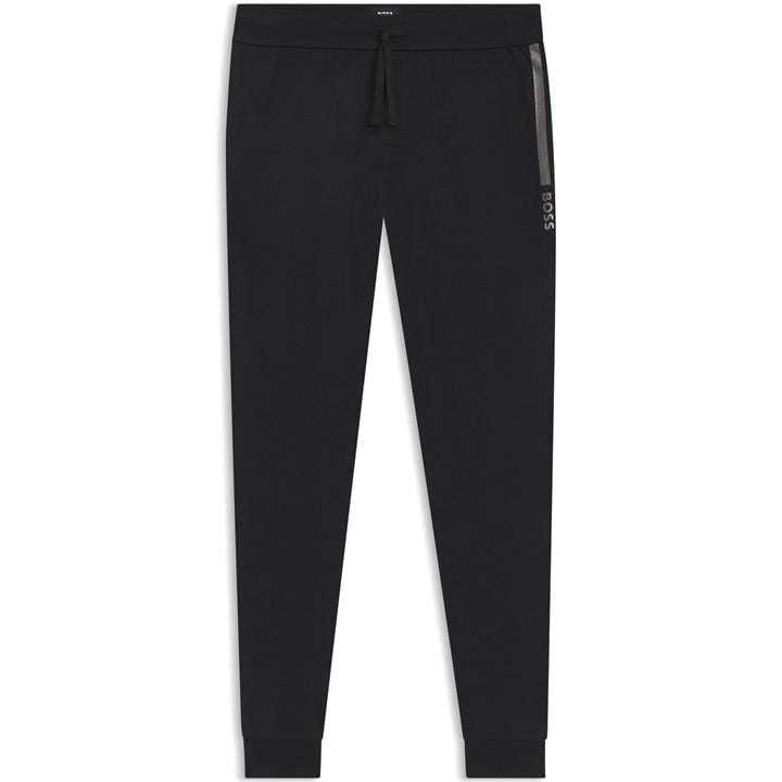 Boss Men's Black Logo Tapered Jogging Bottoms in Size M, Sports Direct