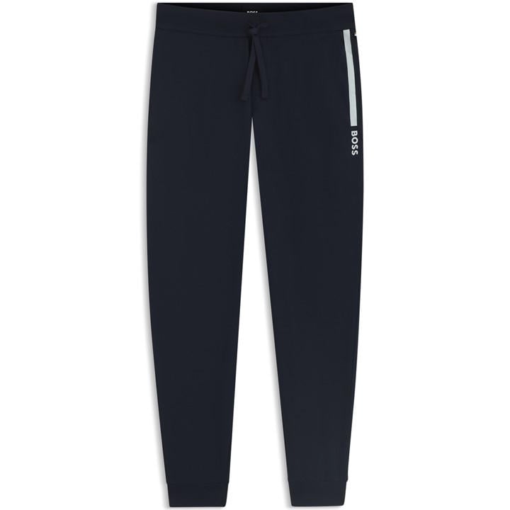 Boss Men's Blue Logo Tapered Jogging Bottoms in Size 2XL, Sports Direct