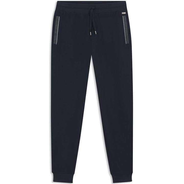 Boss Men's Blue Logo Tapered Jogging Bottoms in Size 2XL, Sports Direct