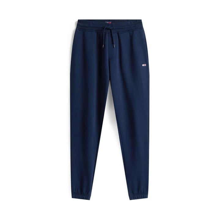 Tommy Jeans Men's Blue Tj Flag Slim Closed Hem Fleece Joggers in Size XS, Sports Direct
