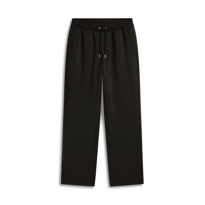 Tommy Hilfiger Men's Black Open Hem Fleece Joggers in Size M, Sports Direct
