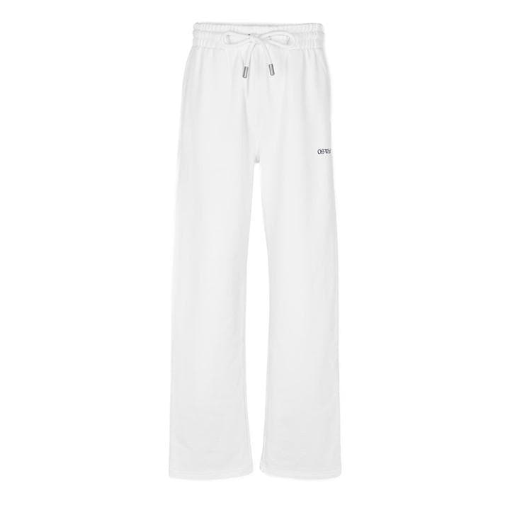 Off White Men's White Off Arrow Fleece Closed Hem Joggers in Size L, Sports Direct