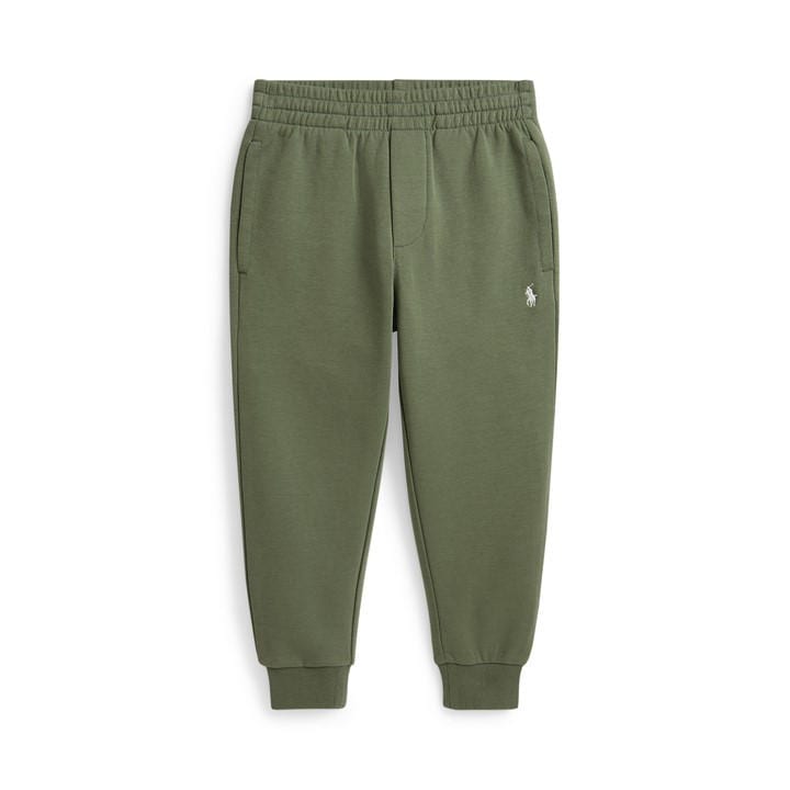 Polo Ralph Lauren Boys Green Kids' Tech Jogger Closed Hem Fleece Jogging Bottoms in Size 0 - 2 Years, Sports Direct