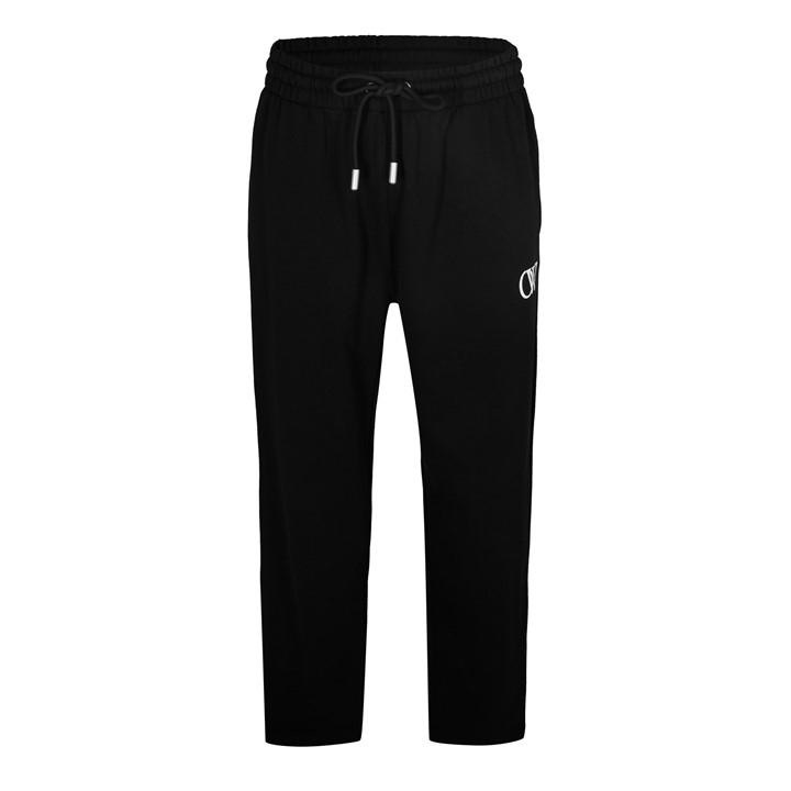 Off White Men's Black Closed Hem Fleece Joggers in Size M, Sports Direct