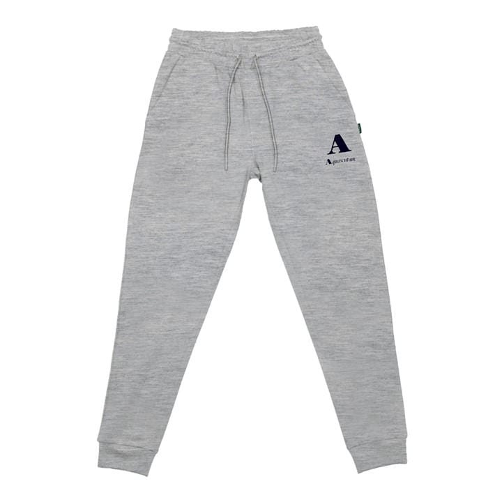 Aquascutum Men's Grey Closed Hem Fleece Joggers in Size M, Sports Direct