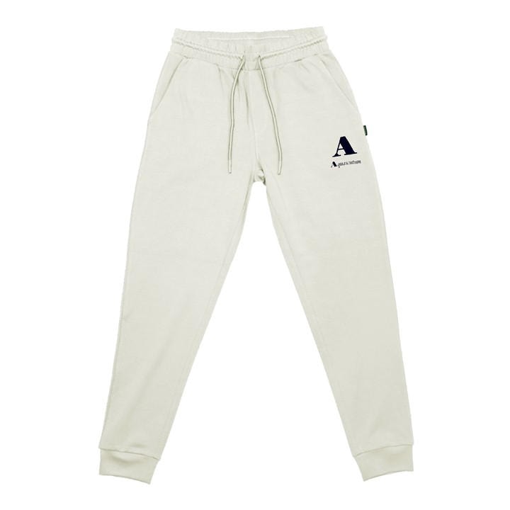 Aquascutum Men' Beige Closed Hem Fleece Joggers in Size S, Sports Direct