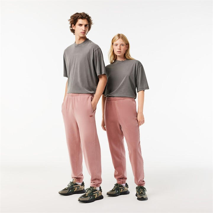 Lacoste Men's Pink Closed Hem Fleece Joggers in Size XXS, Sports Direct