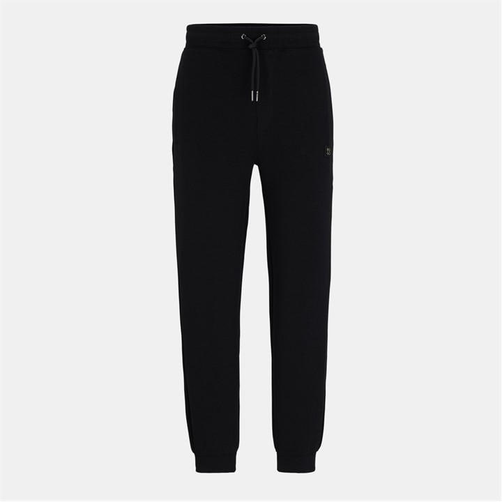 Hugo Men's Black Dimacs Fleece Closed Cuff Joggers in Size XS, Sports Direct