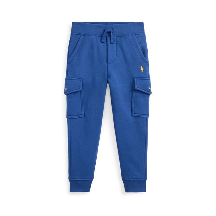 Polo Ralph Lauren Boys Blue Kids' Cargo Fleece Joggers in Size 3 - 4 Years, Sports Direct