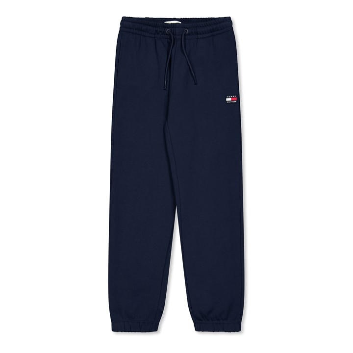 Tommy Hilfiger Boys Blue Kids' Heritage Flag Jog Closed Hem Fleece Joggers in Size 11 - 12 Years, Sports Direct