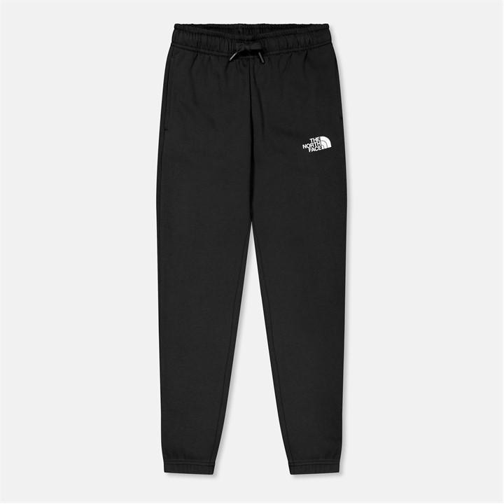 The North Face  Kids Black Tapered Closed Hem Fleece Jogging Bottoms  in Size M, Sports Direct